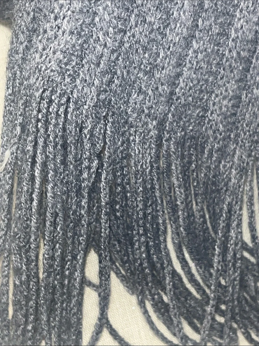 Classic Ribbed Gray Scarf - Women Accessories Super Soft Knit S195